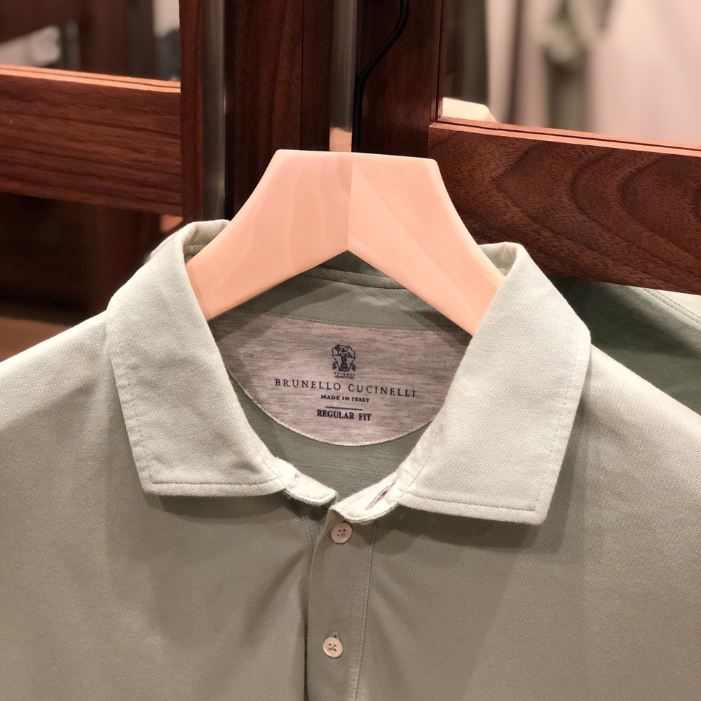 Preloved Brunello Cucinelli men’s polo shirt